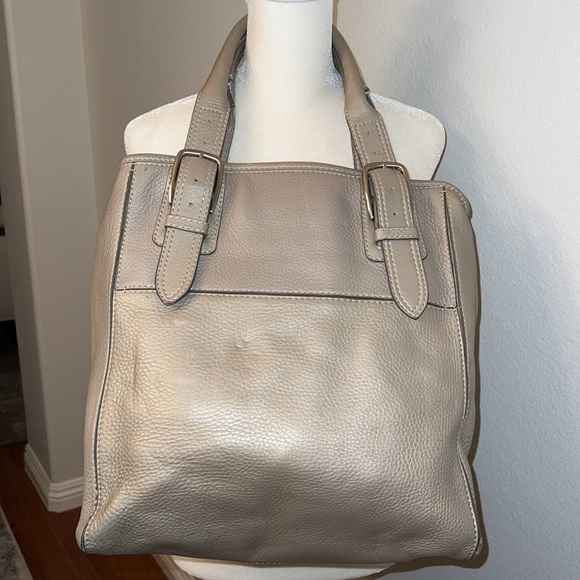 🔥!SALE! Cole Haan All Leather Satchel Tote Bag - Picture 2 of 16